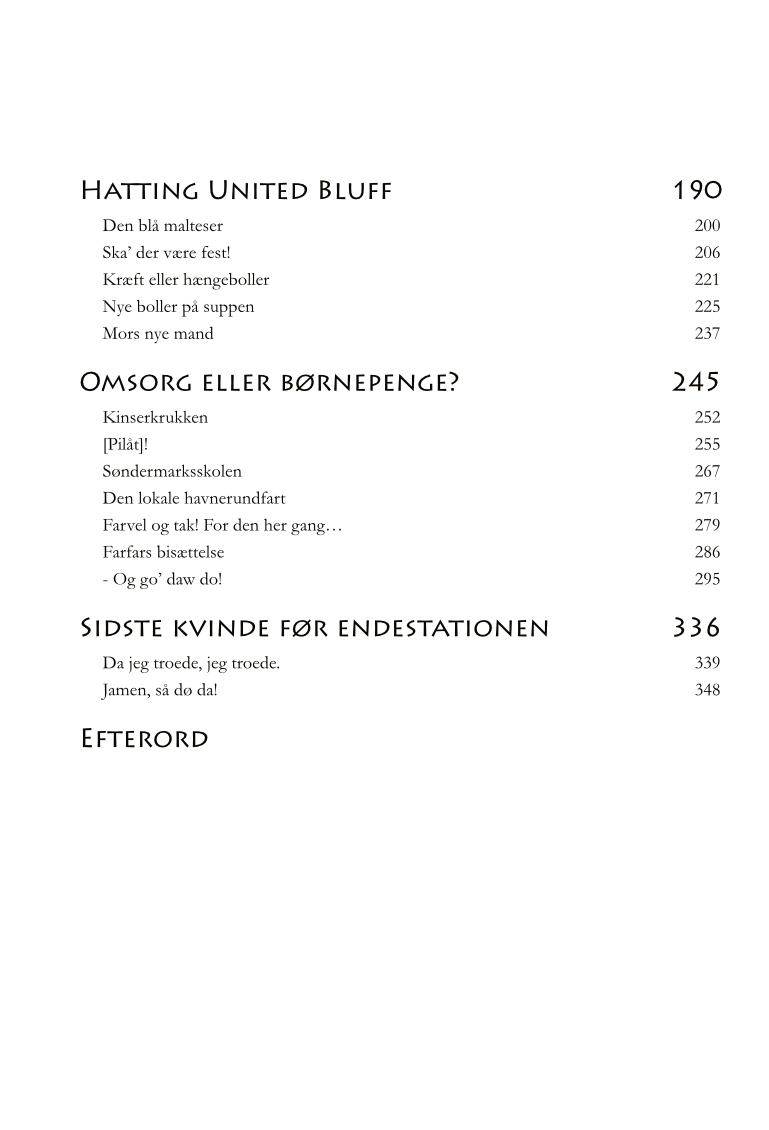 Indholdsfortegnelse side 2